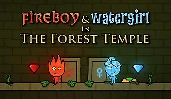 Fireboy and Watergirl in the Forest Temple: Help them work together!
